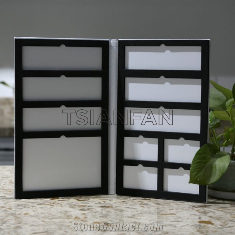Cardboard Brochure Quartz Stone Sample Display Book Design