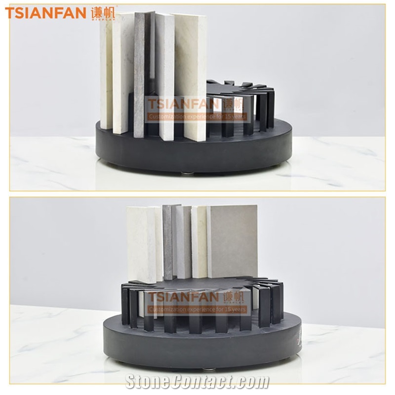 Counter Top Portable Rotatable Tile Display Stand