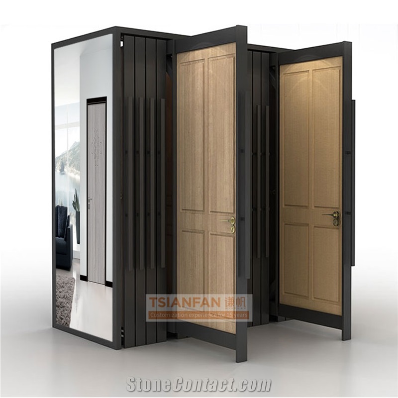 Customize Wood Door Panel Display Push Pull Display