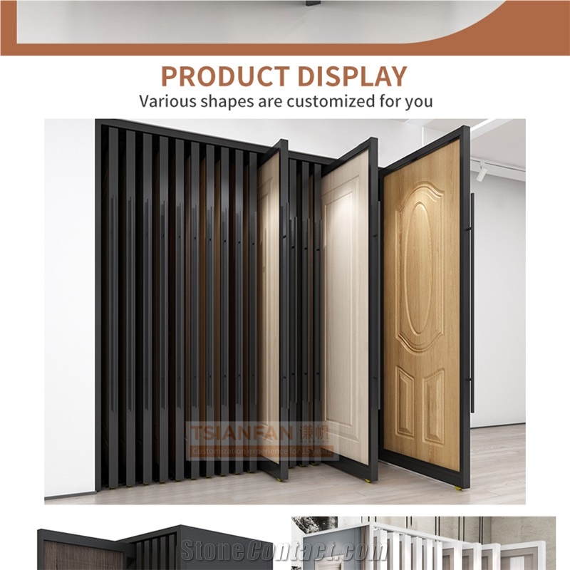 Customize Wood Door Panel Display Push Pull Display