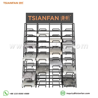 Customized Granite Countertop White Marble Vertical Stand