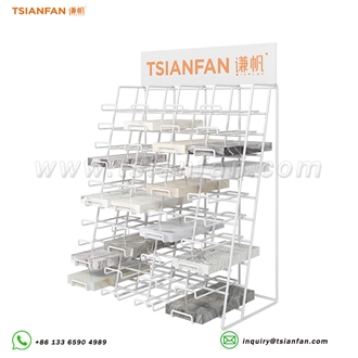 Customized Granite Countertop White Marble Vertical Stand