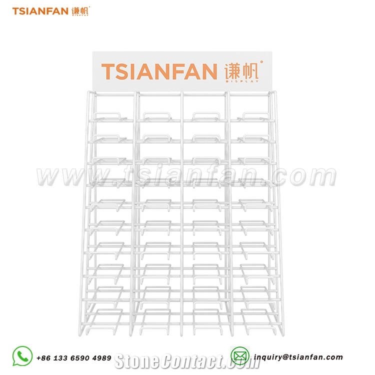 Customized Granite Countertop White Marble Vertical Stand