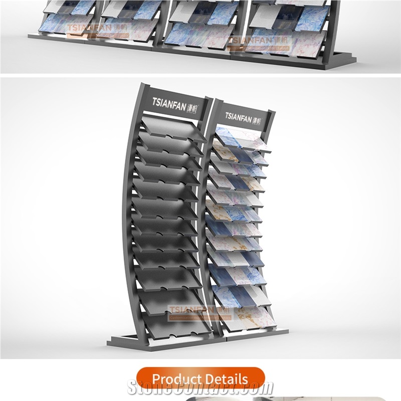 Customized Marble Stone Sample Display Stand-SRL041
