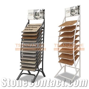Elegant Quartz Stone Display Rack