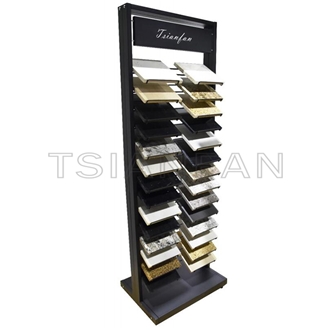 Elegant Quartz Stone Display Rack