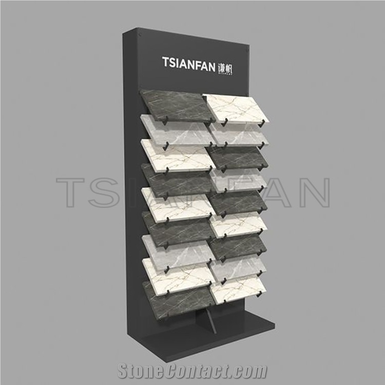 Elegant Quartz Stone Display Rack