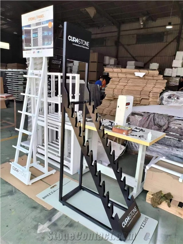 New Quartz, Stone, Tile Samples Display Rack