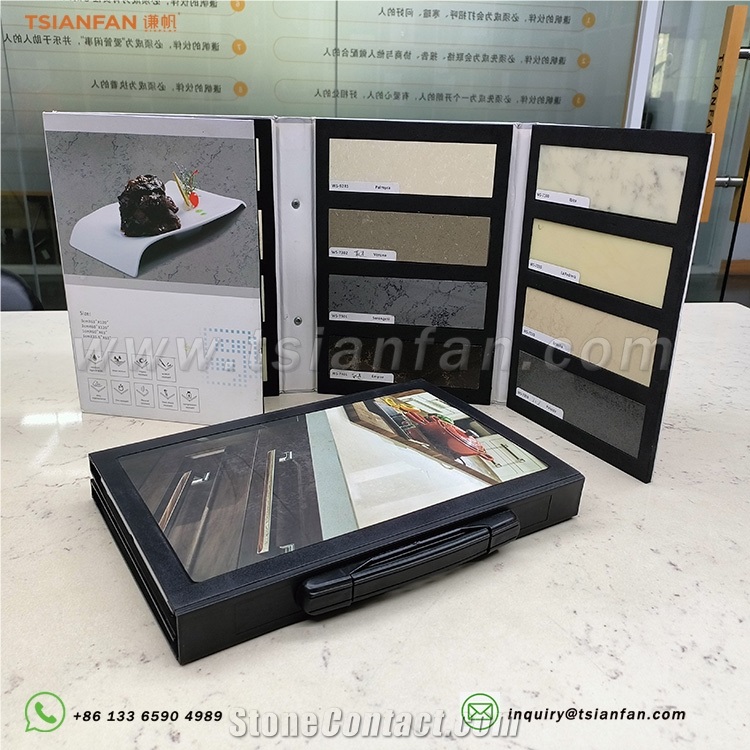Plastic Handbook Custom Brochure Stone Sample Board  Tile