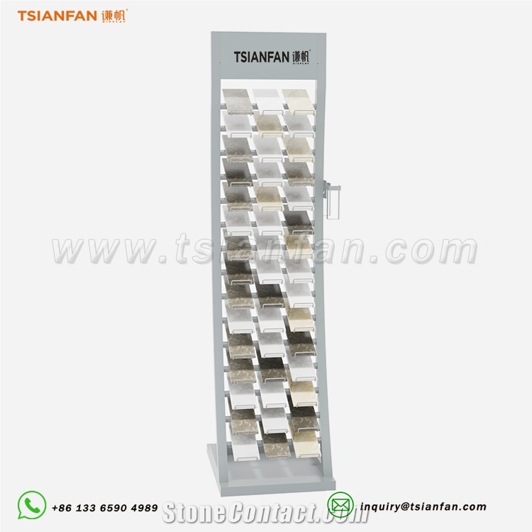 Quartz Stone Flooring Tower For Sale Grey Metal Rack