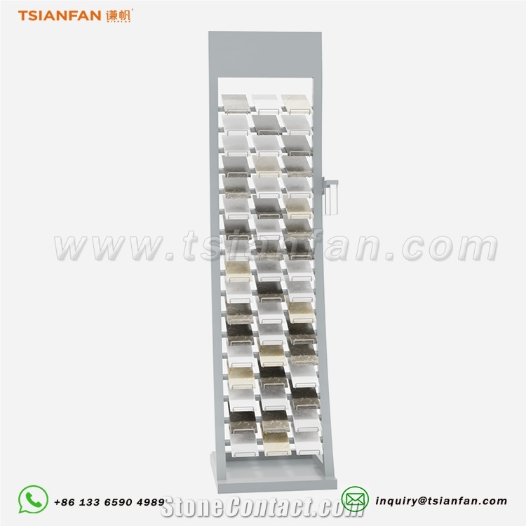 Quartz Stone Flooring Tower For Sale Grey Metal Rack