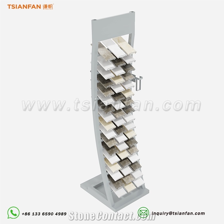 Quartz Stone Flooring Tower For Sale Grey Metal Rack