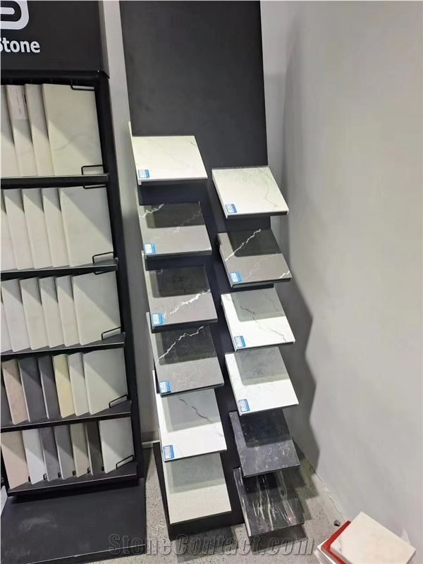 Quartz Stone Tower Rack, Metal Display Rack