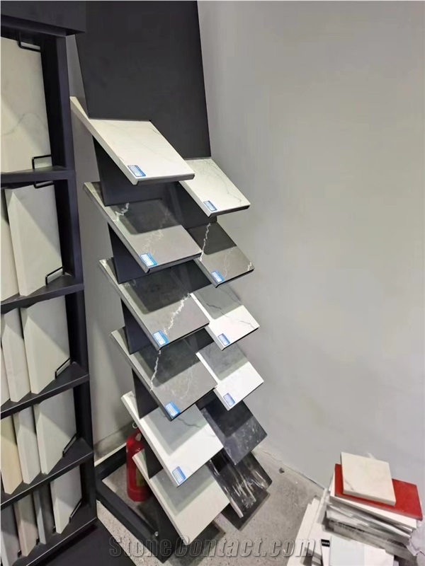 Quartz Stone Tower Rack, Metal Display Rack
