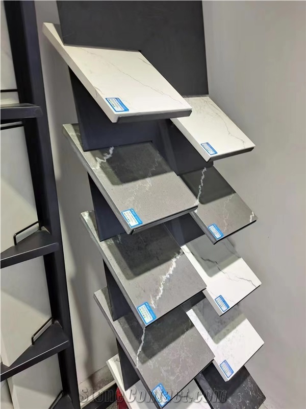 Quartz Stone Tower Rack, Metal Display Rack