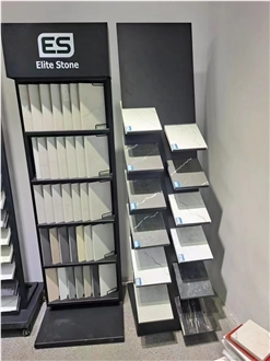 Quartz Stone Tower Rack, Metal Display Rack