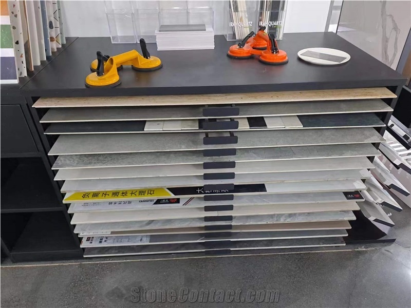 Stone Tile Display Cabinet