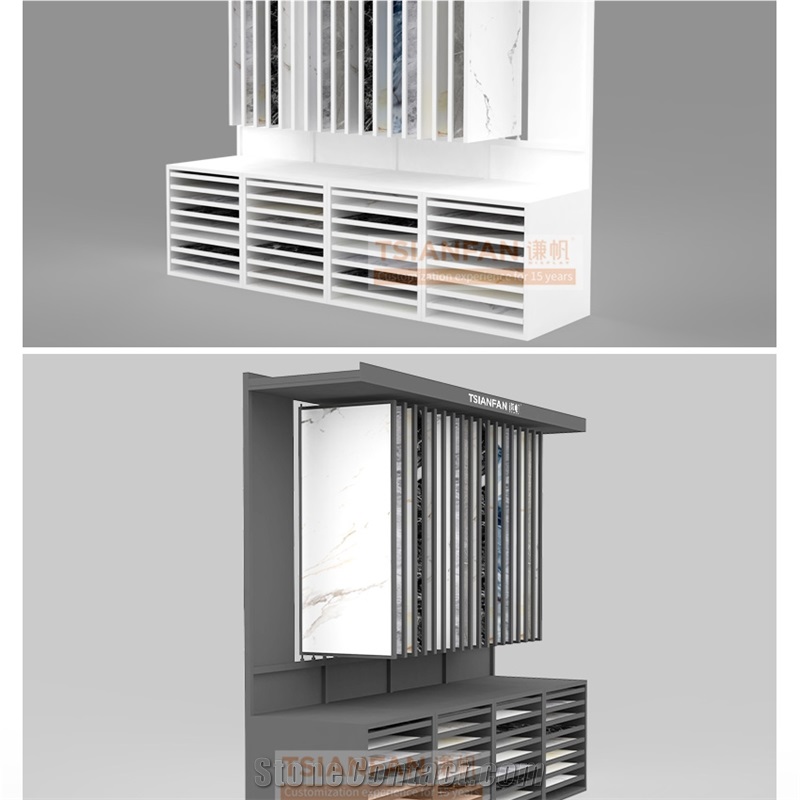 Tile Ceramic Marble Granite Stone Combination Display