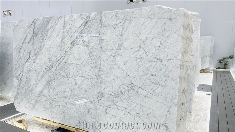 Natural Bianco Carrara Marble Slabs