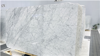 Natural Bianco Carrara Marble Slabs