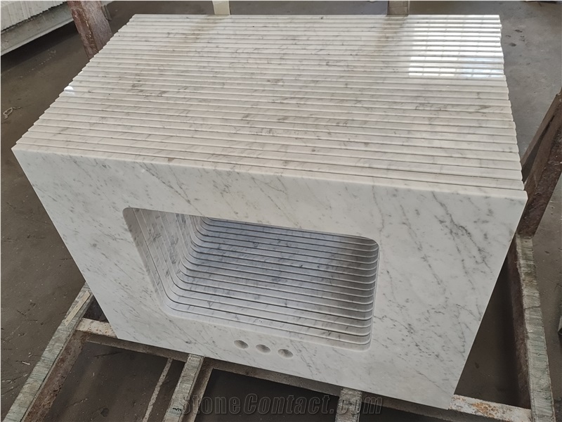 Natural Bianco Carrara Marble Slabs