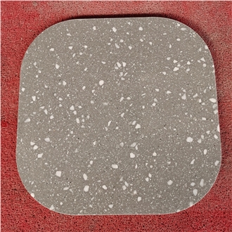 Artificial Cement Terrazzo Solid Surface Cafe Table Tops