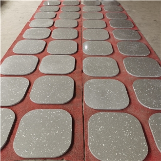 Artificial Cement Terrazzo Solid Surface Cafe Table Tops