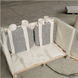 Artificial Cement Terrazzo Solid Surface Cafe Table Tops