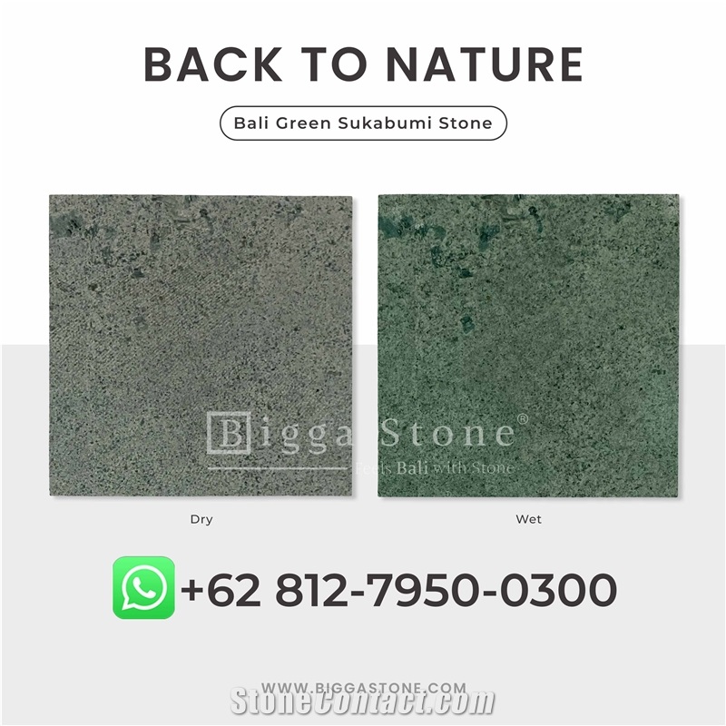 Bali Green Stone Sukabumi Pool Tiles Pedra Hijau