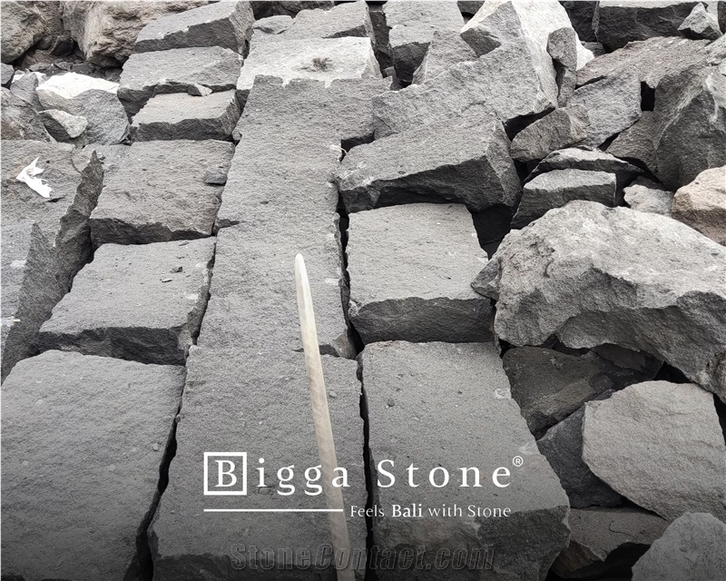 Bali Black Lava Stone Indonesia Quarry - Bali Black Basalt
