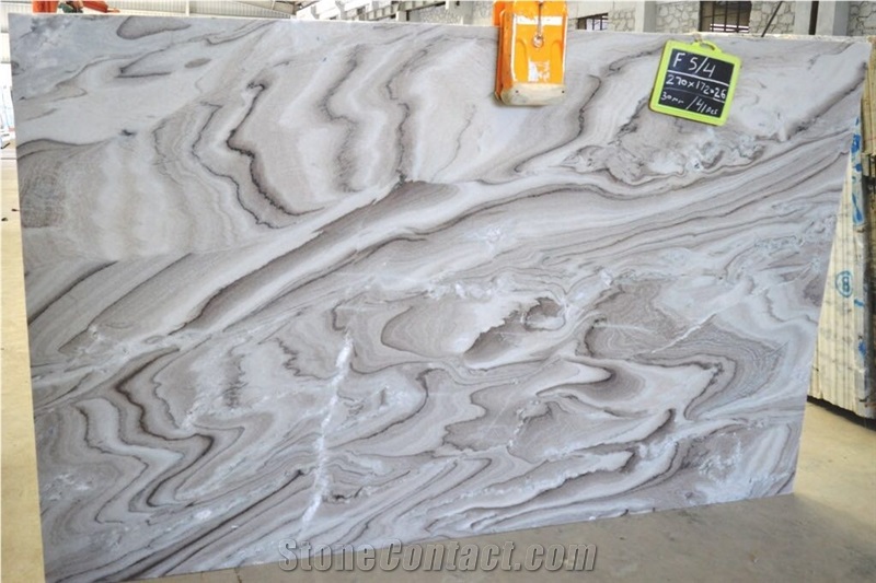 Bruno White Marble Slabs