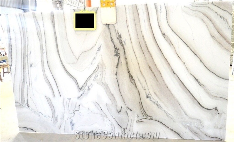 Bruno White Marble Slabs