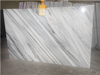 Bruno White Marble Slabs