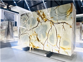 Blue Roma Quartzite Slabs For Kitchen Tiles