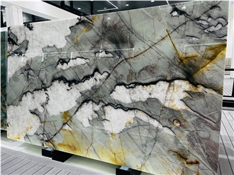 Botanic Wave Quartzite  Slabs For Home Decoration