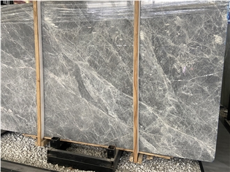 Bardiglio Grey Vagli Cloudy Marble Slab  Tiles