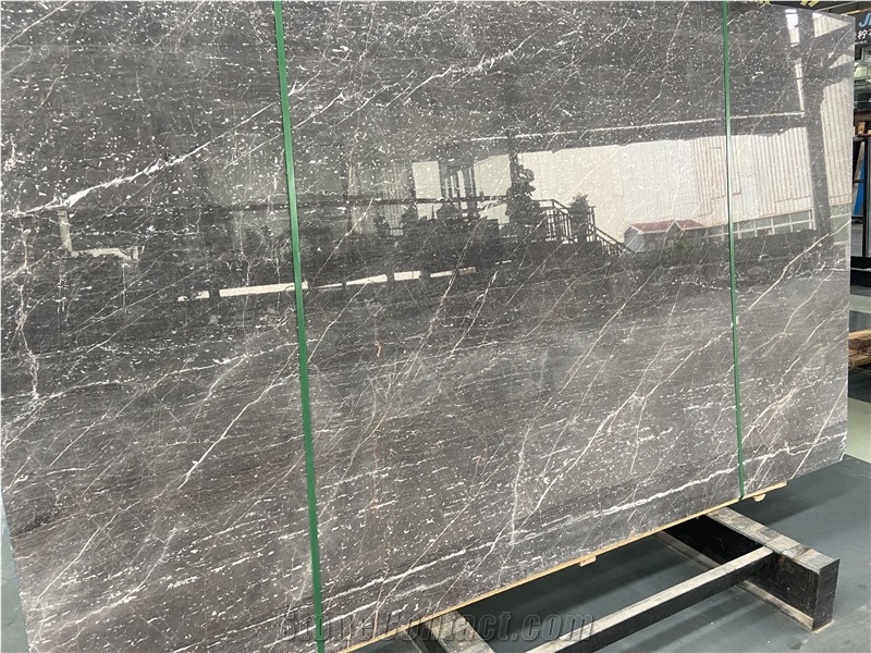 Bardiglio Grey Vagli Cloudy Marble Slab  Tiles
