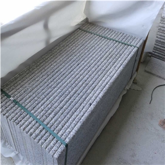 G623 Stair Guangdong White Grey Granite Steps