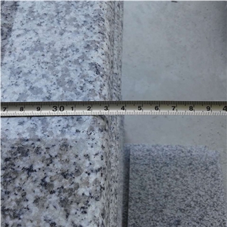 G623 Stair Guangdong White Grey Granite Steps