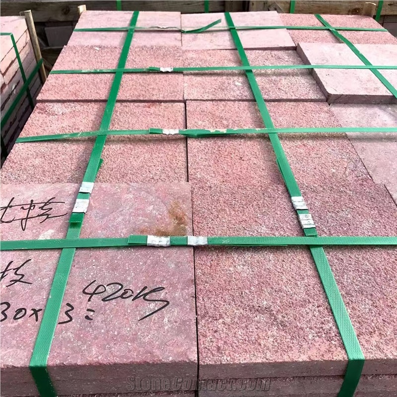 Red Porphyry Slab Tiles