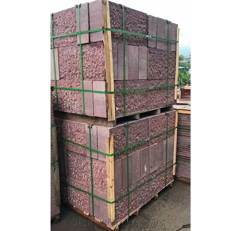 Red Porphyry Slab Tiles