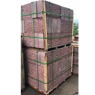 Red Porphyry Slab Tiles