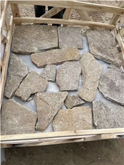 Natural China White Quartzite Random Crazy Pavers