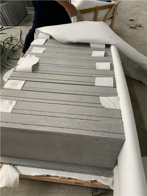 Chinese Grey Granite G654 Pool Tread