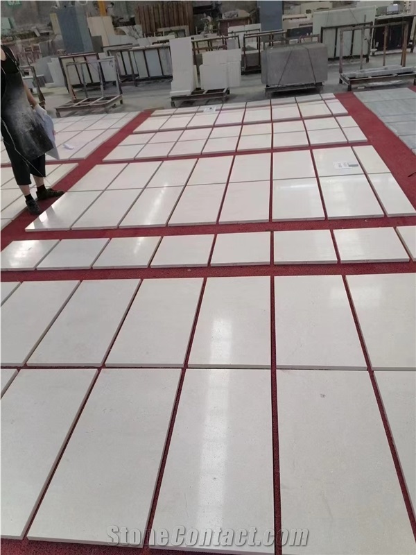 White Limestone Slab Tiles