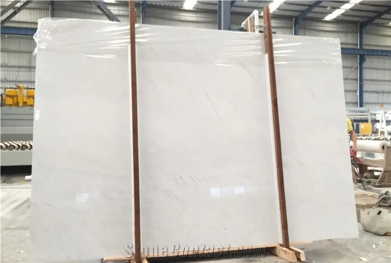 Beautiful Polaris White Marble Slabs