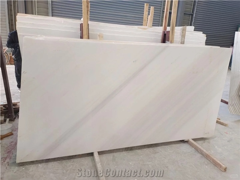 Beautiful Polaris White Marble Slabs