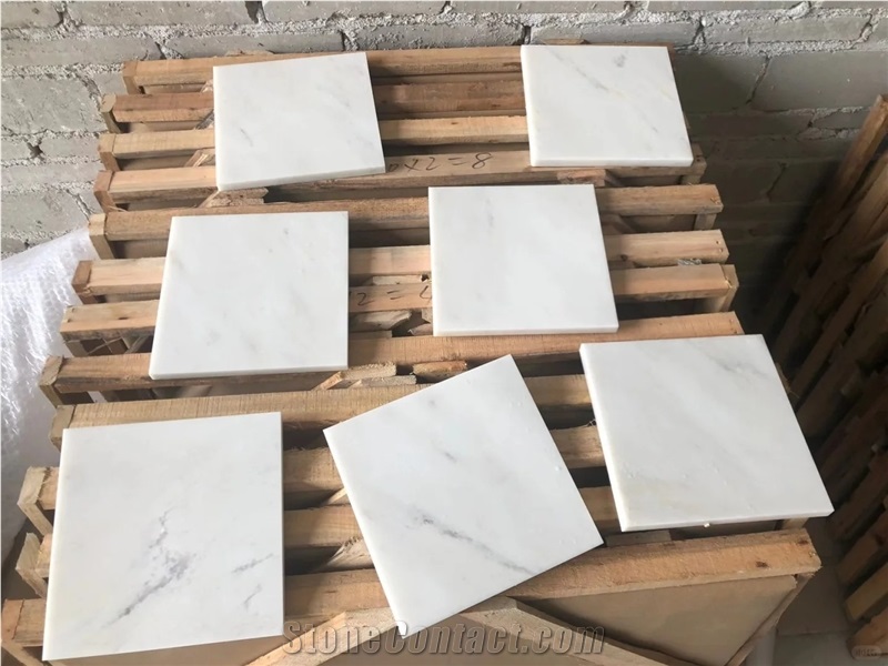 Beautiful Polaris White Marble Slabs