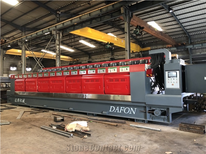 Dafon Auto Granite Marble Slabs Polishing And Grinding Line Machine