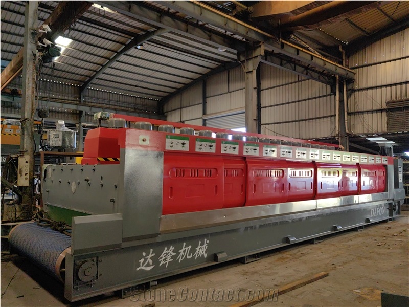 Dafon Auto Granite Marble Slabs Polishing And Grinding Line Machine